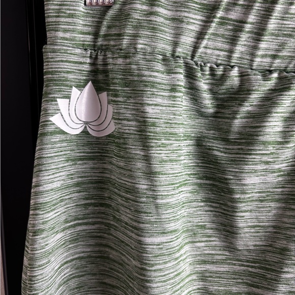 Snoga Athletics heather green midi skirt with leggings modest athletic wear - Picture 2 of 6